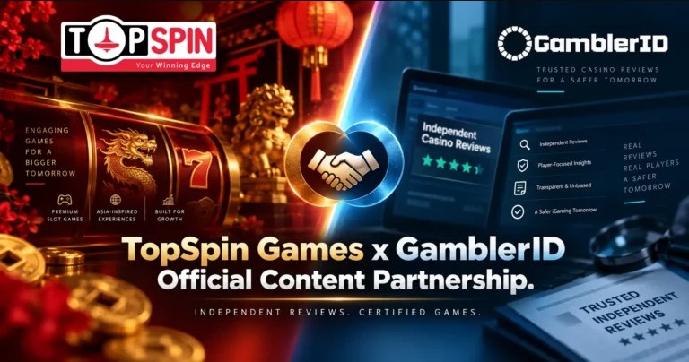 TopSpin Games Partners with GamblerID to Bring Independent, In-Depth Reviews to Players
