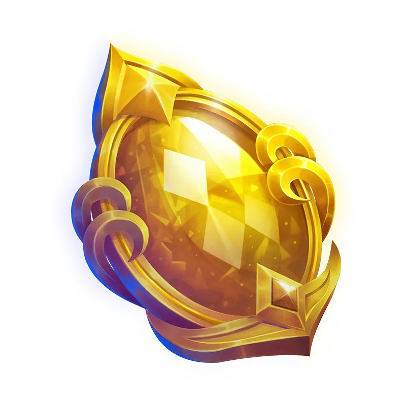 High-value gold gem symbol
