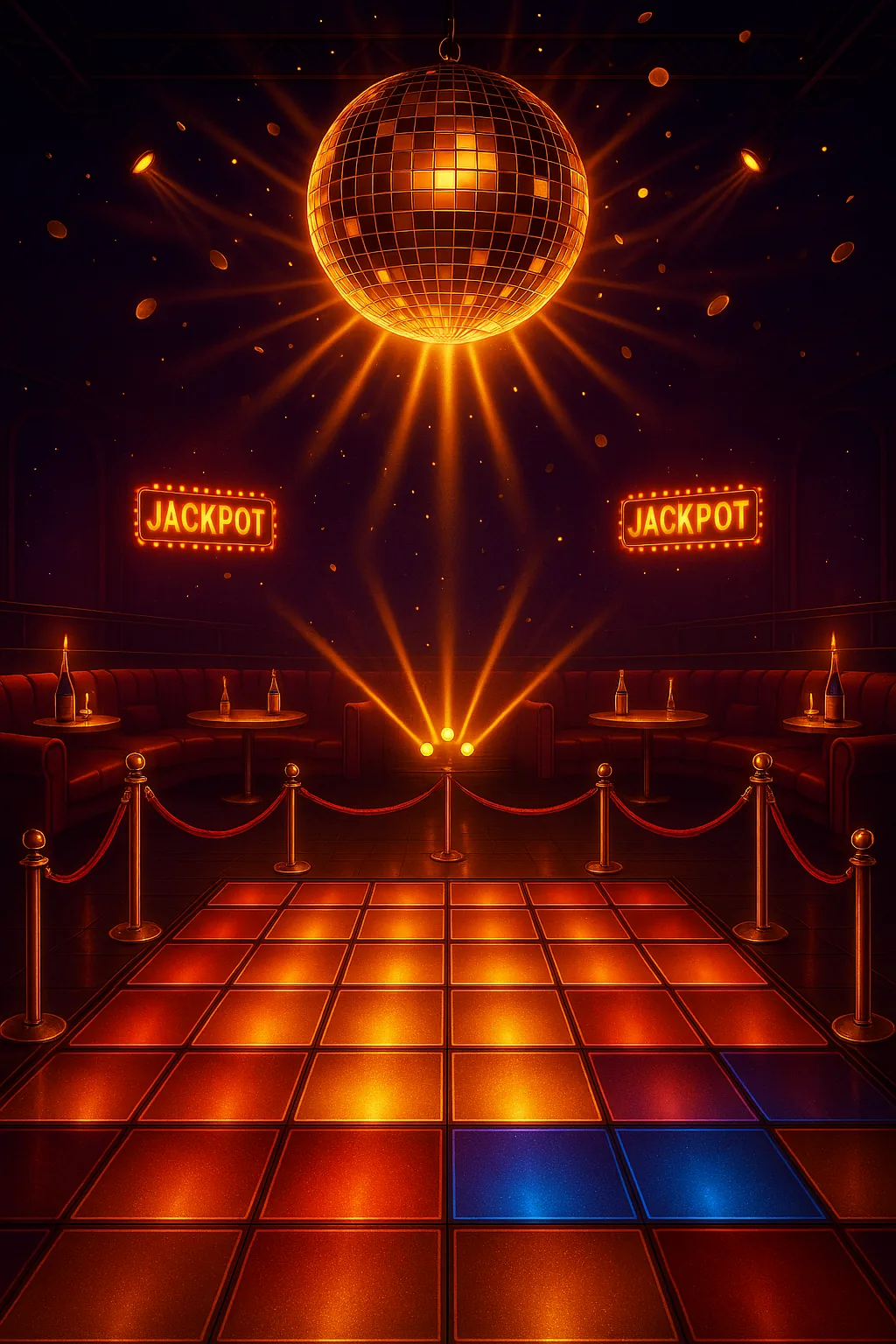 Bonus round backdrop