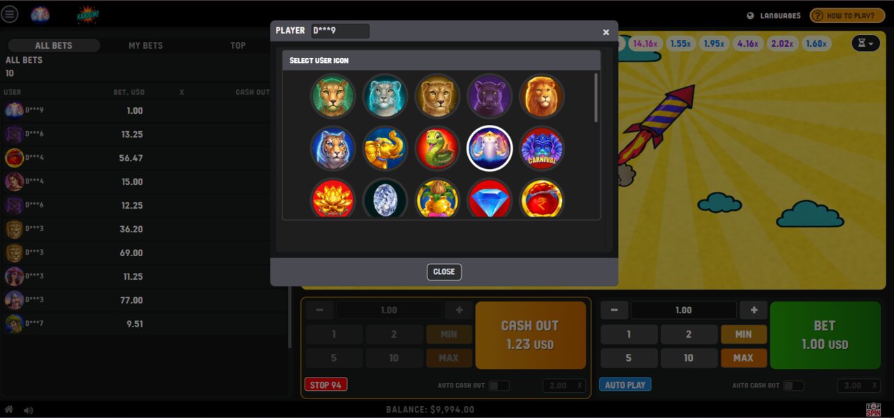 Select Player Icon