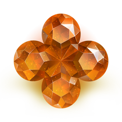 Topspins Kohinoor Mv2 Flower Orange Symbol