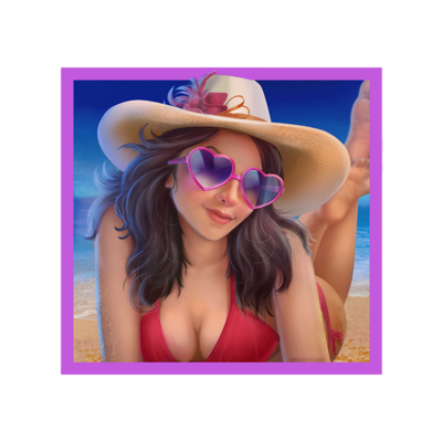 Topspins Love Goa Girl Symbol